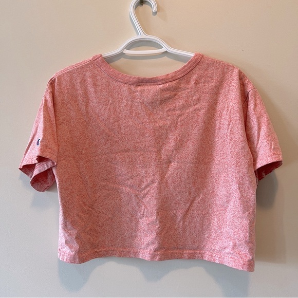 Champion Boxy Cropped Heathered Pink Tee - Picture 5 of 6